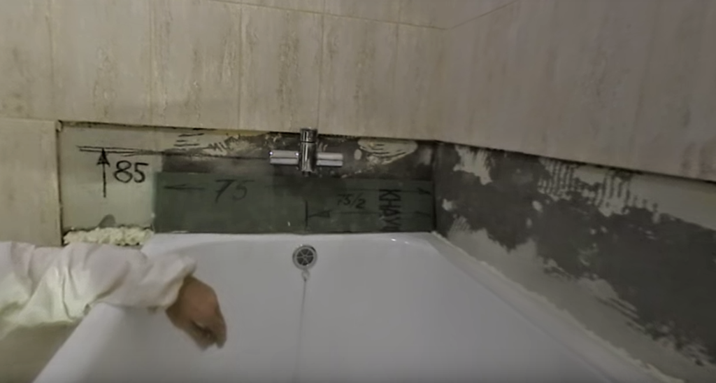 Установка чугунной ванны своими руками : видео по монтажу